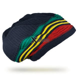 Rasta Tam Hat Cap Slouchy Crown Marley Reggae Jamaica Cool Runnings L/XL