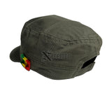 Rastacap Dubwise Army Rasta Cap Cadet Military Style Hat Army Cap Castro 1sz Fit