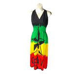 Jamaica Beach Rasta Dress Empress Style Reggae Cool Runnings Hawaii Negril