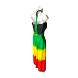 Jamaica Beach Rasta Dress Empress Style Reggae Cool Runnings Hawaii Negril