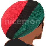 Rasta Dread Dreadlocks Tams Hat Beret Hippie Cap Reggae Marley Jamaica M/L Fit