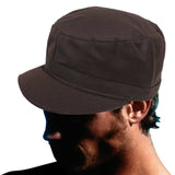 Castro Military Army Cadet Cap Hat Rasta Rastafari Urban 100% Cotton ARMY