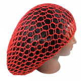 Rasta Slouchy Fishnet Hair Net Hat Reggae Marley Rastafari Dreadlocks FLEXIBLE