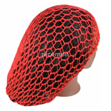 Rasta Slouchy Fishnet Hair Net Hat Reggae Marley Rastafari Dreadlocks FLEXIBLE