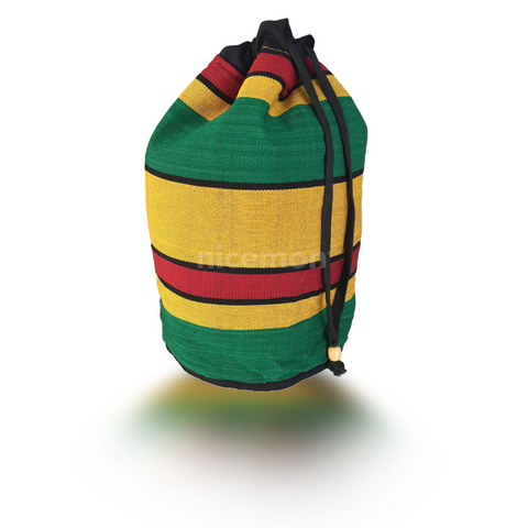 Reggae Cool Runnings Drawstring Backpack Sack Tote Bag Hippie Surfer Marley 18"