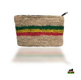 Jute Wallet Purse Rasta Jamaica Roots Vibebration Irie Hippie Marley Reggae 5"