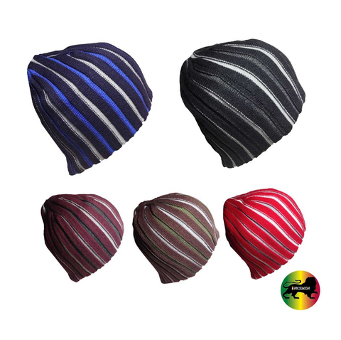 Twister Beanie Skull Black Beanie Tam Cap Headwear Irie Skully Suffer SMALL fit