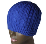 KB Ethos Skull Cap Cuffless Knit Beanie Twister Tam Cap Headwear 1 SZ fit