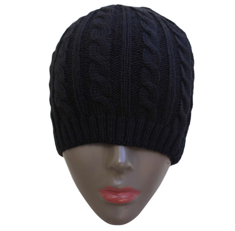 KB Ethos Skull Cap Cuffless Knit Beanie Twister Tam Cap Headwear 1 SZ fit