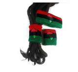Lion Of Judah Afro Jamaica Trinidad Sweatband Wristband Reggae Africa Rastafari RASTA
