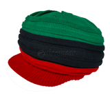 Jamaica Rasta Roots Africa Rastafari Marley Short Crown Hat Cap 100% Cotton S/M
