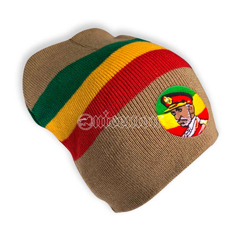Rasta Beanie Tam Cap Hat Rastafari Selassie Africa Jamaica Reggae Beanie 1SZ FIT
