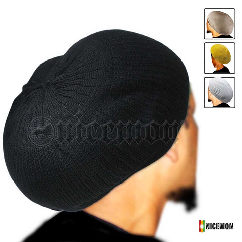 Rasta Dread Tam Cap 100% Cotton Crown Reggae Marley Roots Jamaica M/L