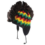 Rasta Chulla Mohawk Dreadlocks Hat Rastafari Handmade Jamaica Reggae Marley 1LV