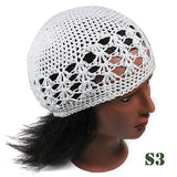 Skullcap Skull Cap Kufi Rasta Surfer Reggae Jamaica Handmade Multi-Color SM fit