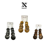 Empress Royalty Wood Fashion Jewelry Earrings Roots Reggae One Love Jamaica NEW