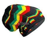 Rasta Tam Hat Cap Slouchy Crown Marley Reggae Jamaica Cool Runnings L/XL