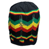 Rasta Tam Hat Cap Slouchy Crown Marley Reggae Jamaica Cool Runnings L/XL