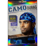 Tyche Silky Durag Royal Silky Collection Ultra Stretch Camouflage Breathable