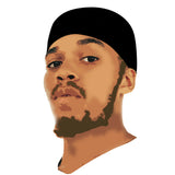 2 Pack Nylon Stocking Cap Wave Cap Breathable Spandex Skull Hat Unisex Stretch