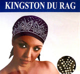 Kingston Du Rag Cap Hat 100% Stretchable 100% Polyester Wrap Skull Cap DU RAG