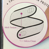 Lot Of 2 Packs Black Mesh Wrap Band Breathable Material Closer WRAP