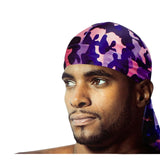 Tyche Silky Durag Royal Silky Collection Ultra Stretch Camouflage Breathable