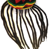 Rasta Dreadlocks Dread Wig Hat Tam Rastafari Costume Jamaica Reggae Marley 1LOV
