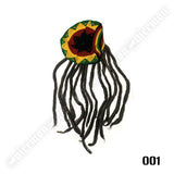 Rasta Dreadlocks Dread Wig Hat Tam Rastafari Costume Jamaica Reggae Marley 1LOV