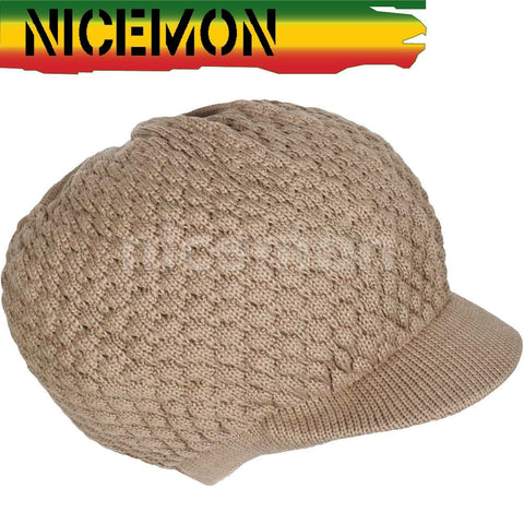 Reggae Rasta Dreads Hat Jamaica Marley Rastacap Cap Africa 100% Cotton Hats M/L