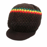 Reggae Rasta Dreads Hat Jamaica Marley Rastacap Cap Africa 100% Cotton Hats M/L