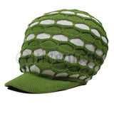 Rasta Hat Peak Slouchy Crown Marley Reggae Jamaica Cool Running Unisex Irie L/XL